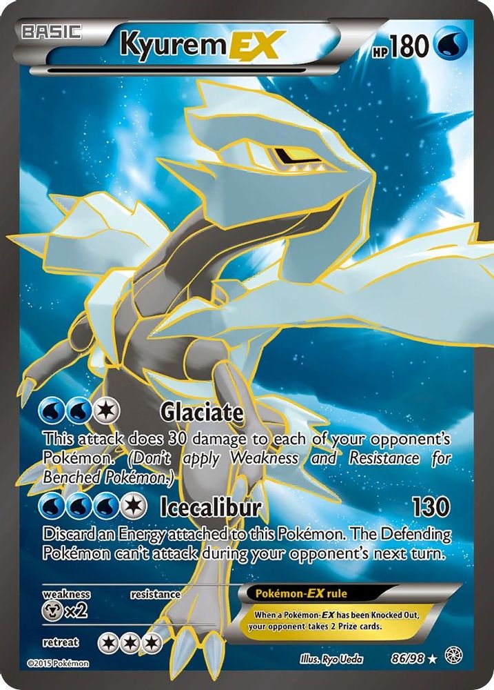Kyurem EX (86 Full Art)/98 - Holofoil XY Ancient Origins - Ultra Rare