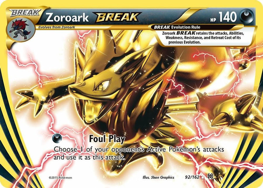 Zoroark BREAK 092 - Holofoil XY BREAKthrough - Rare BREAK