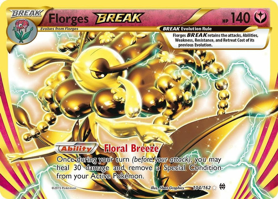 Florges BREAK 104 - Holofoil XY BREAKthrough - Rare BREAK