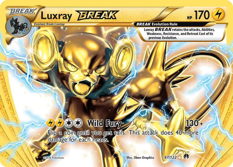 Luxray BREAK 047 - Holofoil XY BREAKpoint - Rare BREAK