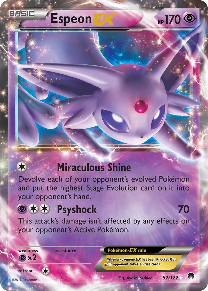 Espeon EX 052 - Holofoil XY BREAKpoint - Ultra Rare