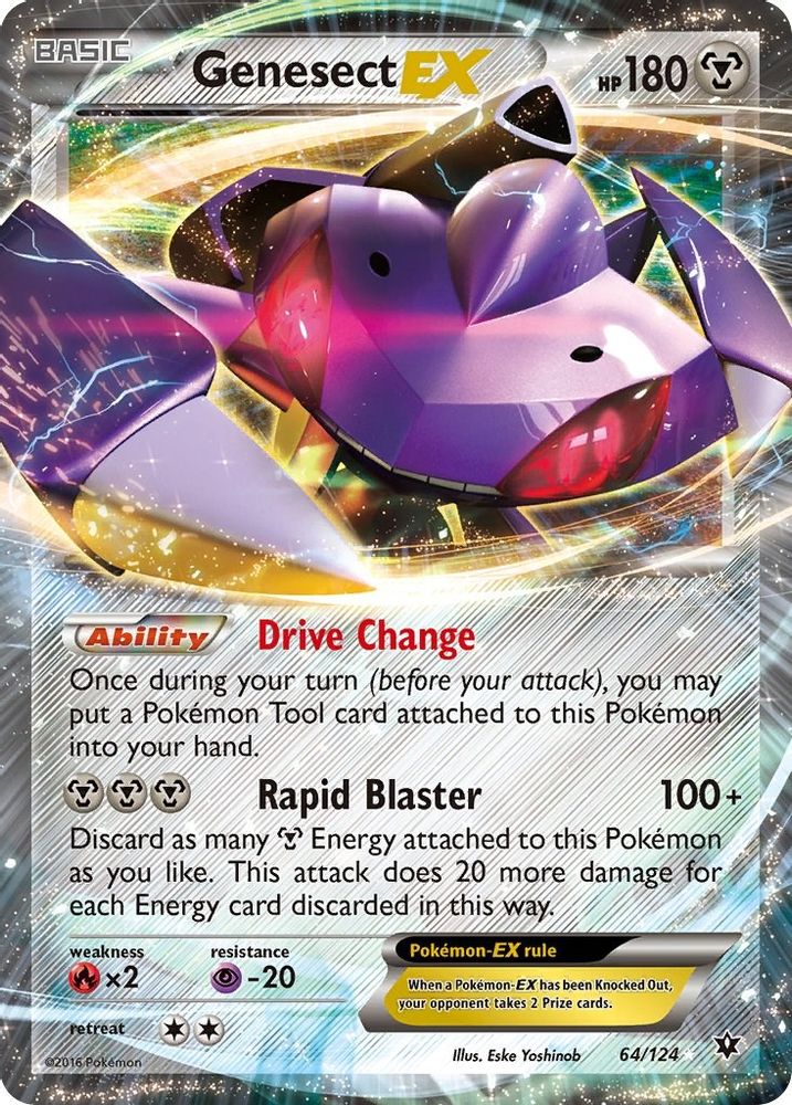 Genesect EX 064 - Holofoil XY Fates Collide - Ultra Rare