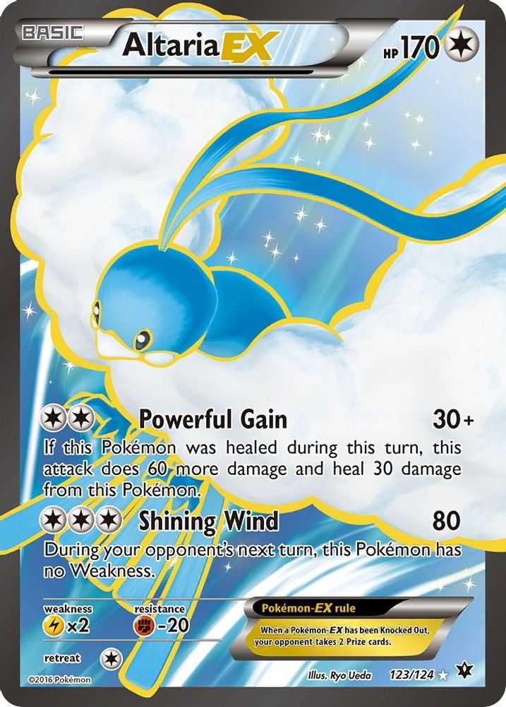 Altaria EX (Full Art) 123 - Holofoil XY Fates Collide - Ultra Rare