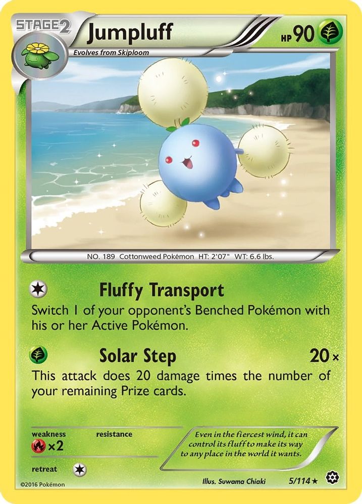 Jumpluff 005 XY Steam Siege - Rare