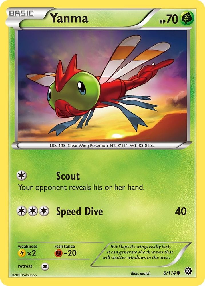 Yanma 006/114 XY Steam Siege - Common