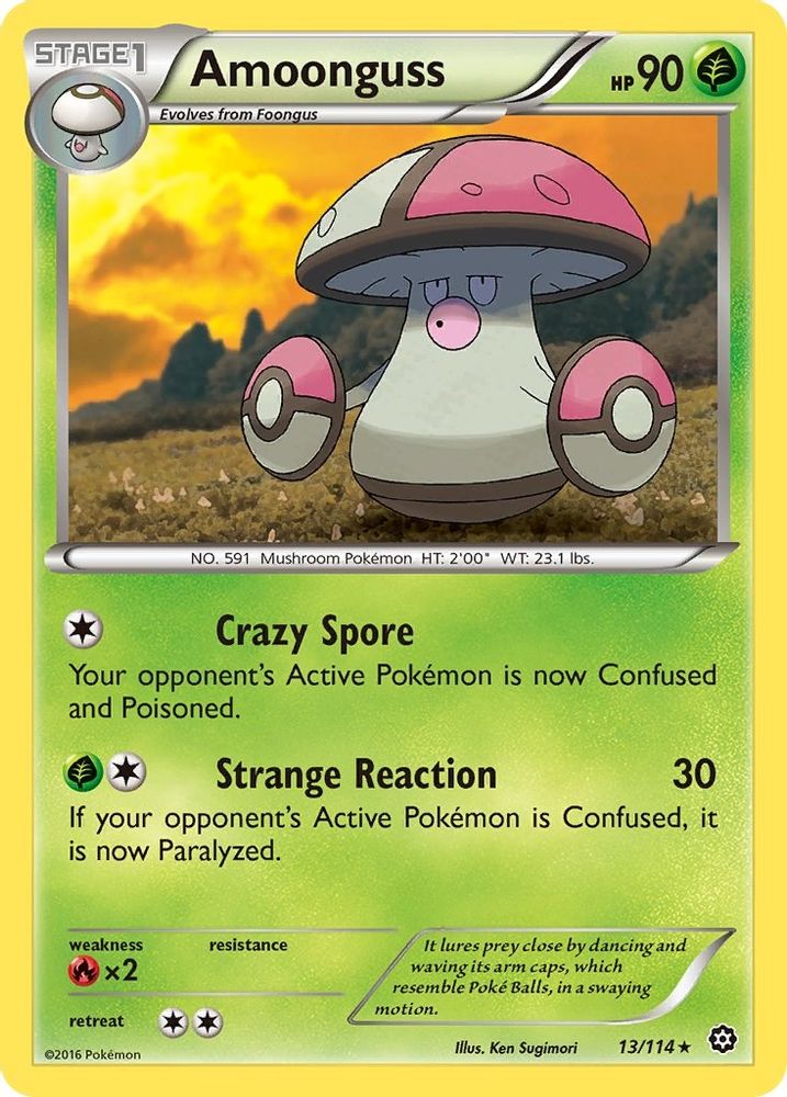Amoonguss/114 - Reverse Holofoil XY Steam Siege - Rare