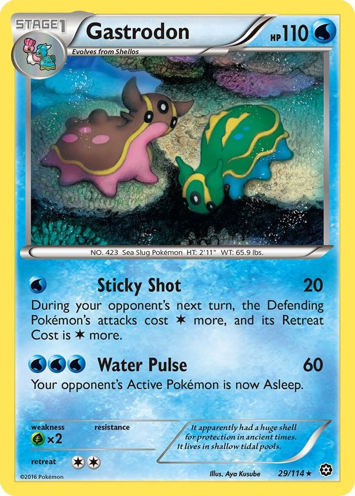 Gastrodon 029 XY Steam Siege - Rare
