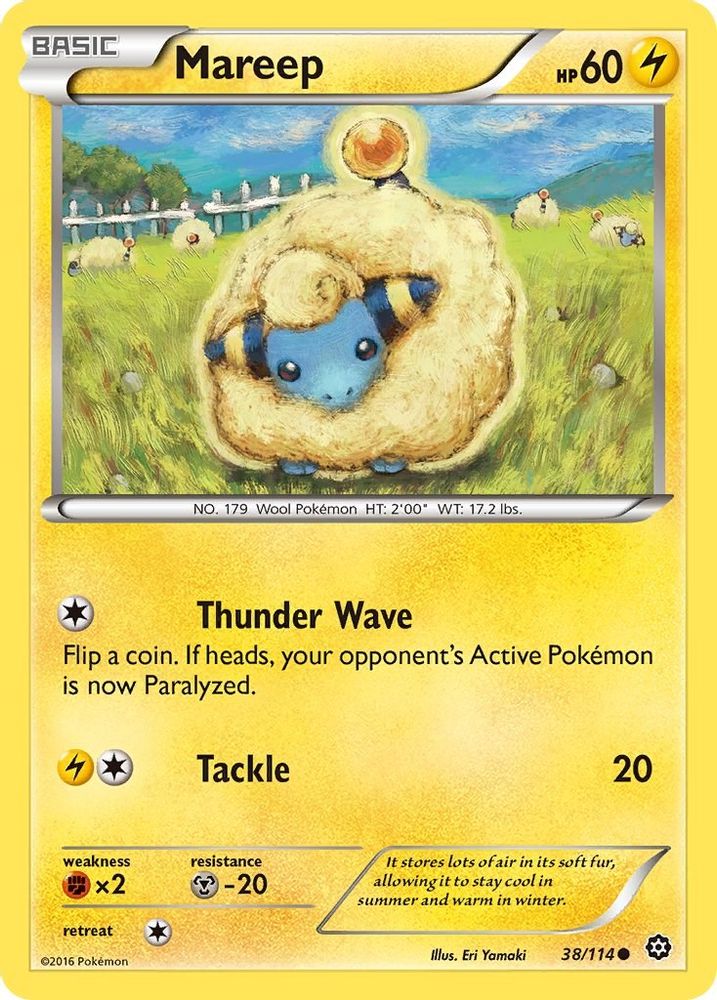 Mareep 038 XY Steam Siege - Common