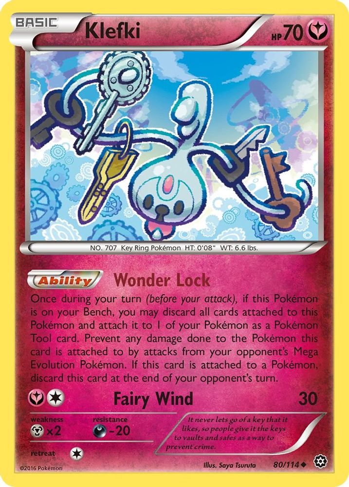 Klefki 080 XY Steam Siege - Uncommon