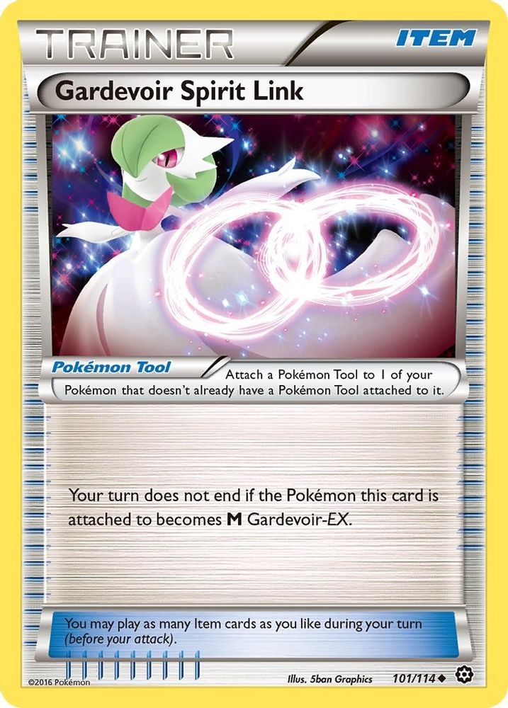 Gardevoir Spirit Link 101 XY Steam Siege - Uncommon