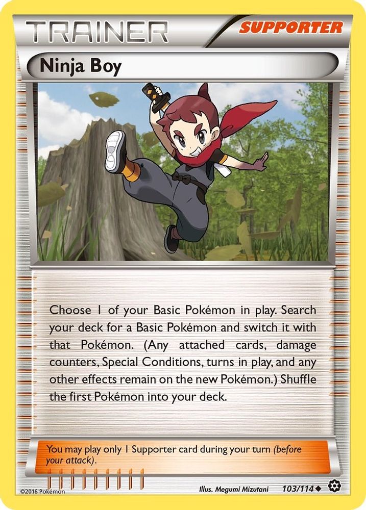 Ninja Boy 103 XY Steam Siege - Uncommon