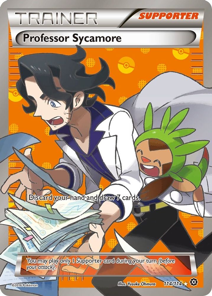 Professor Sycamore 114 - Holofoil XY Steam Siege - Ultra Rare
