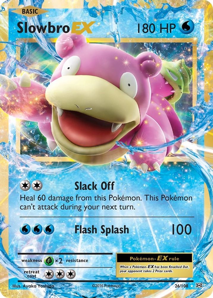 Slowbro EX 026 - Holofoil XY Evolutions - Ultra Rare
