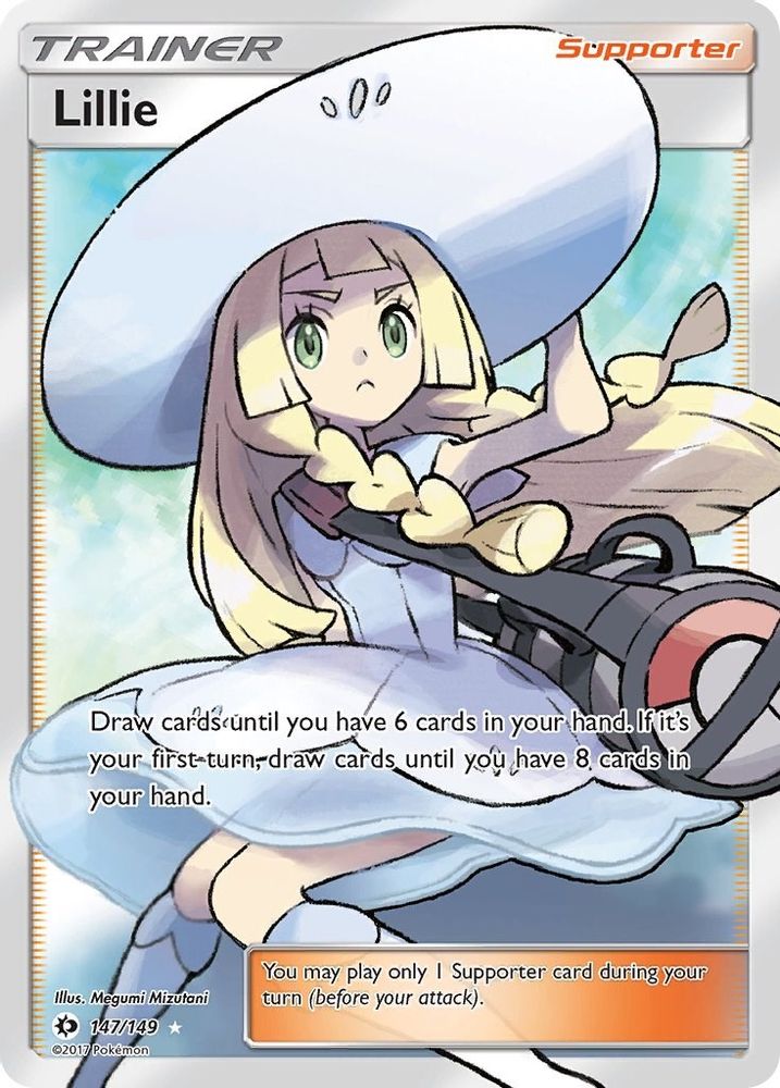 Lillie (Full Art) 147 - Holofoil SM Base Set - Ultra Rare