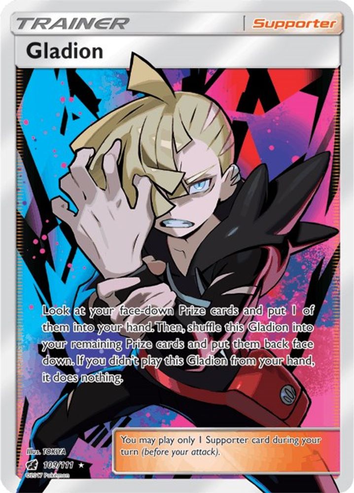 Gladion (Full Art) 109 - Holofoil SM Crimson Invasion - Ultra Rare