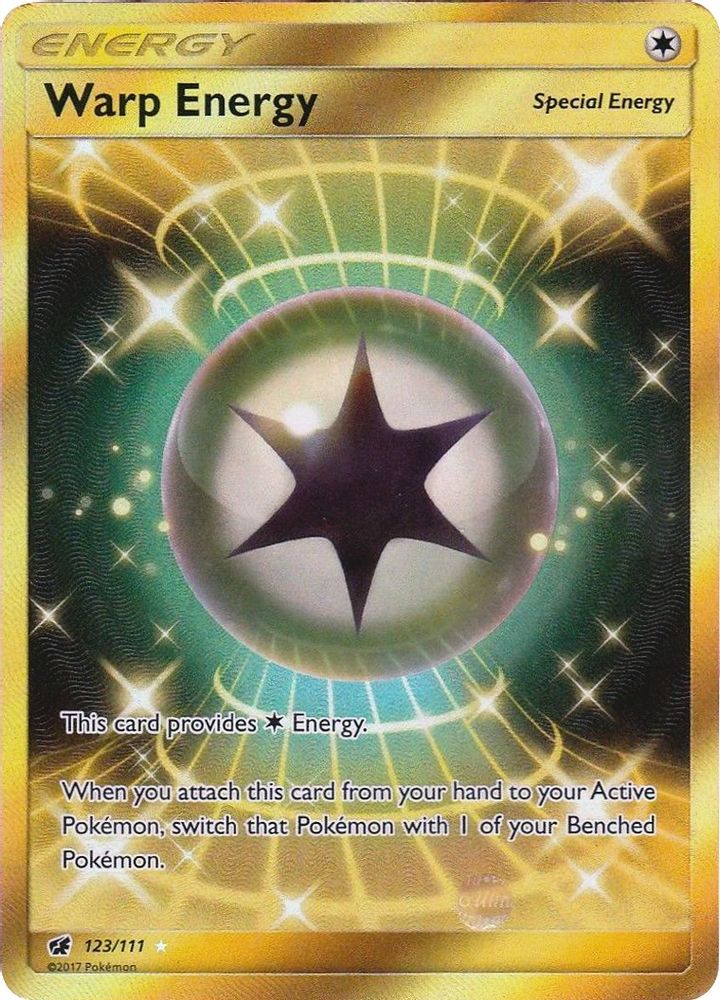 Warp Energy (Secret) - Holofoil SM Crimson Invasion - Secret Rare