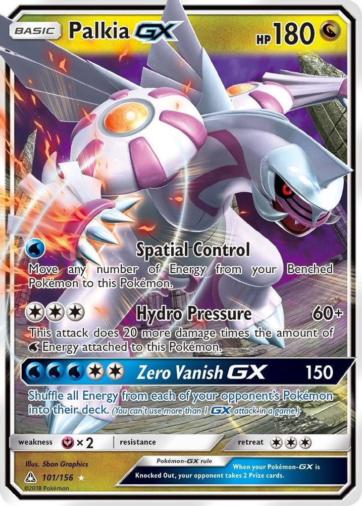 Palkia GX 101 - Holofoil SM Ultra Prism - Ultra Rare