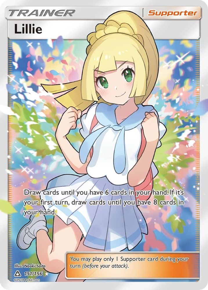 Lillie (Full Art)/156 - Holofoil SM Ultra Prism - Ultra Rare