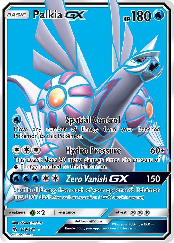 Palkia GX (Full Art) - Holofoil SM Forbidden Light - Ultra Rare