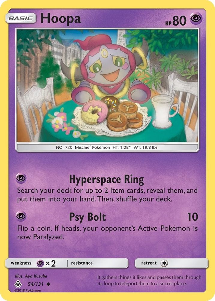 Hoopa 054 - Reverse Holofoil SM Forbidden Light - Uncommon