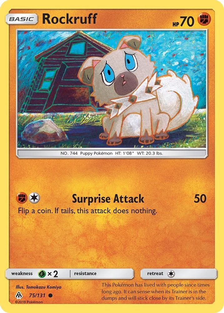Rockruff 075 SM Forbidden Light - Common