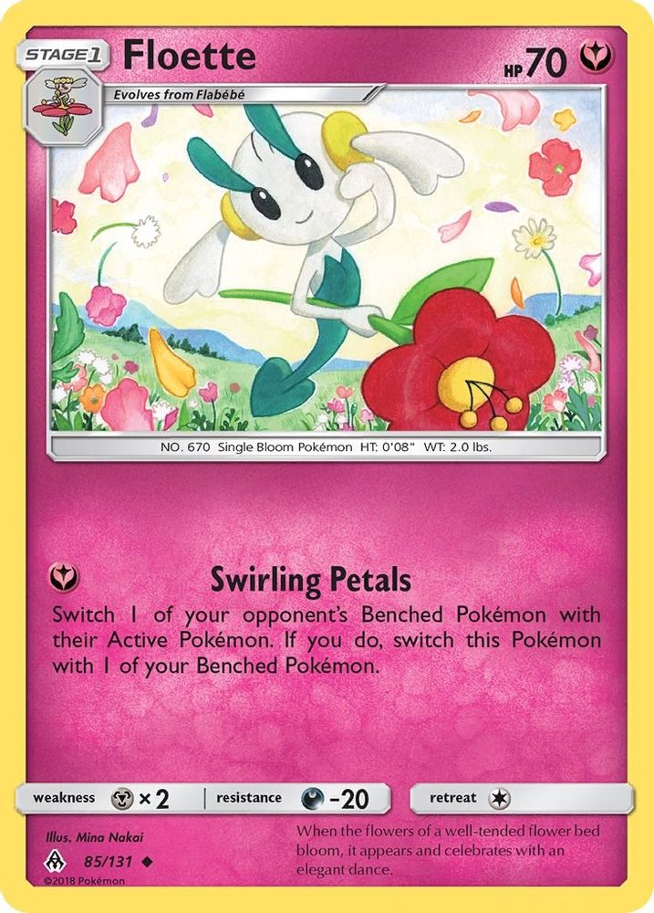 Floette 085 - Reverse Holofoil SM Forbidden Light - Uncommon