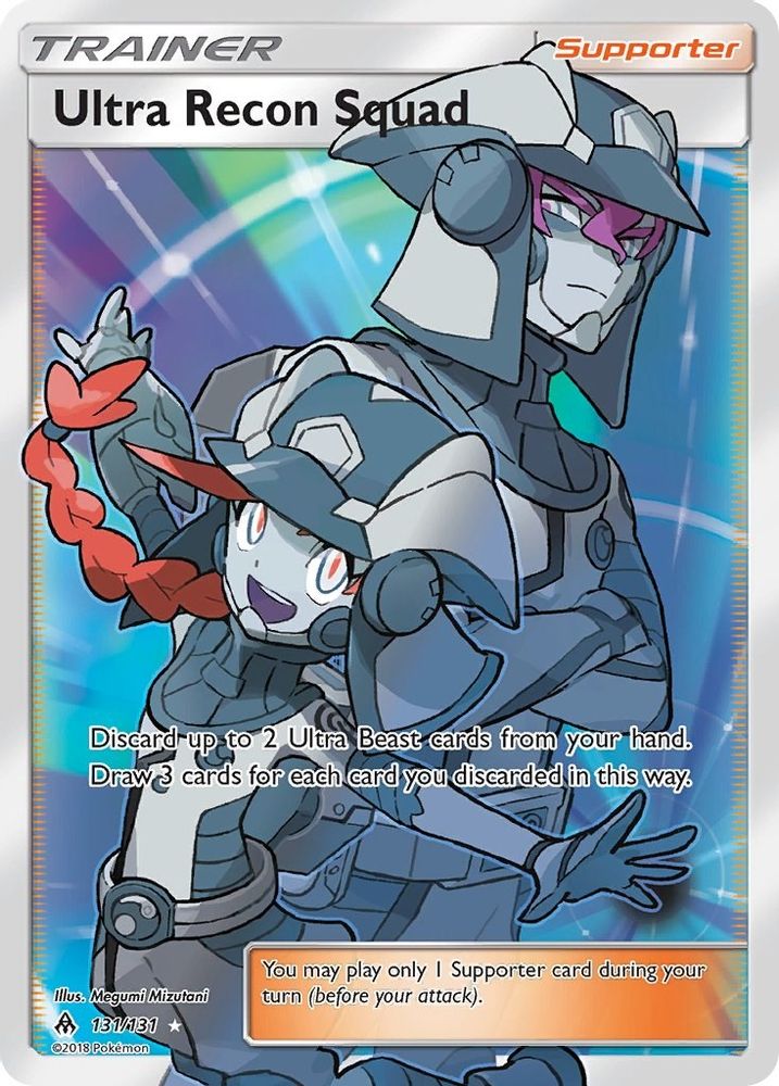 Ultra Recon Squad (Full Art) - Holofoil SM Forbidden Light - Ultra Rare