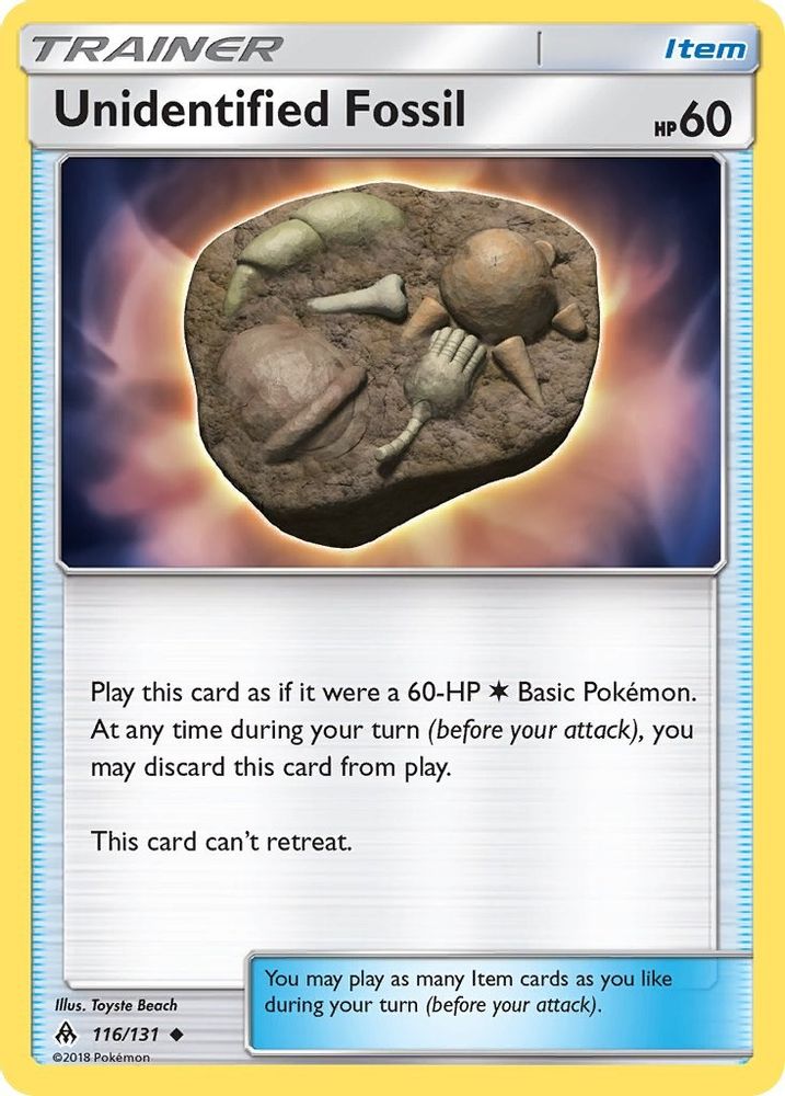 Unidentified Fossil SM Forbidden Light - Uncommon