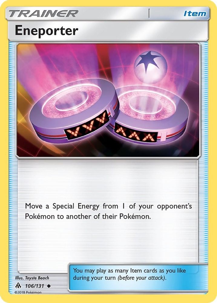 Eneporter 106/131 - Reverse Holofoil SM Forbidden Light - Uncommon
