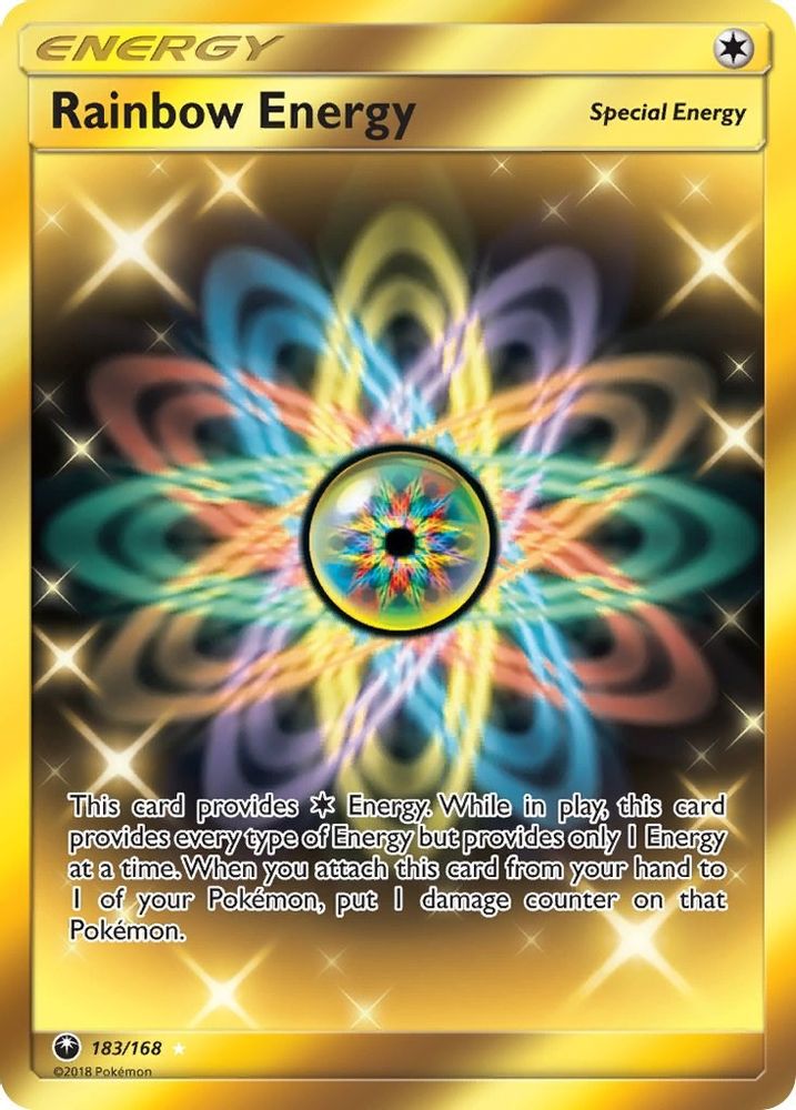 Rainbow Energy (Secret) - Holofoil SM Celestial Storm - Secret Rare