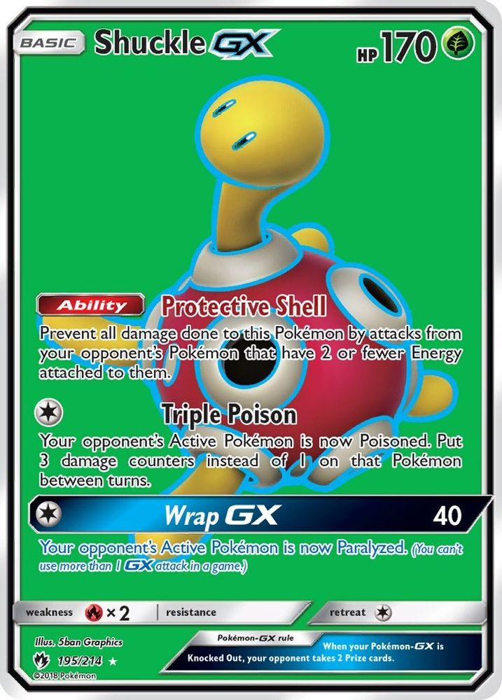 Shuckle GX (Full Art) - Holofoil SM Lost Thunder - Ultra Rare