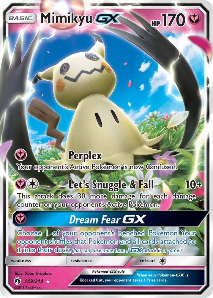 Mimikyu GX 149 - Holofoil SM Lost Thunder - Ultra Rare