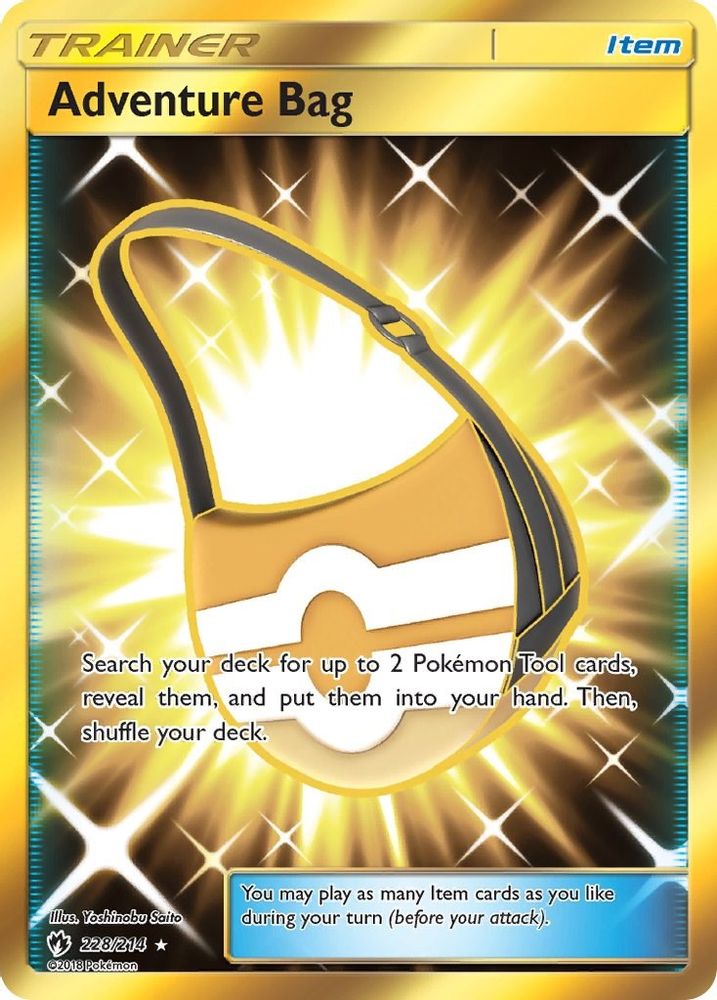 Adventure Bag (Secret) - Holofoil SM Lost Thunder - Secret Rare