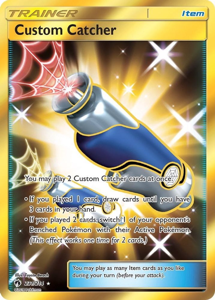 Custom Catcher (Secret) - Holofoil SM Lost Thunder - Secret Rare
