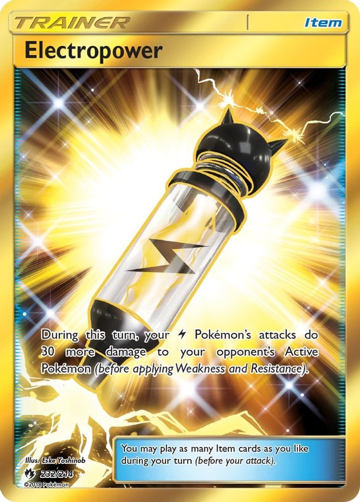 Electropower (Secret) - Holofoil SM Lost Thunder - Secret Rare