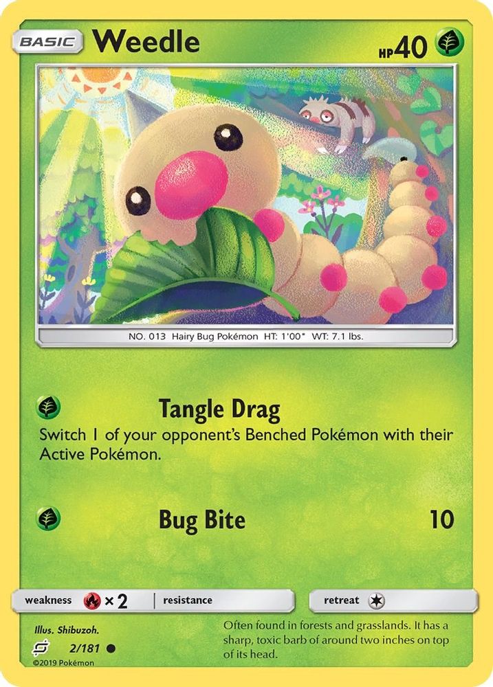 Weedle (2) (2) 002 SM Team Up - Common