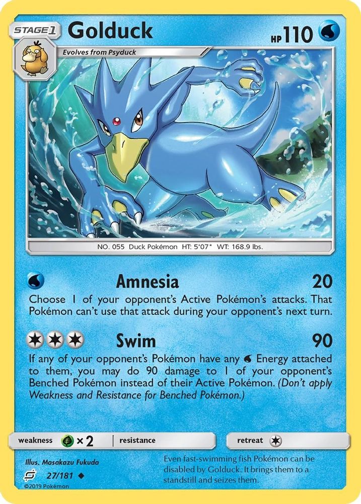 Golduck SM Team Up - Uncommon