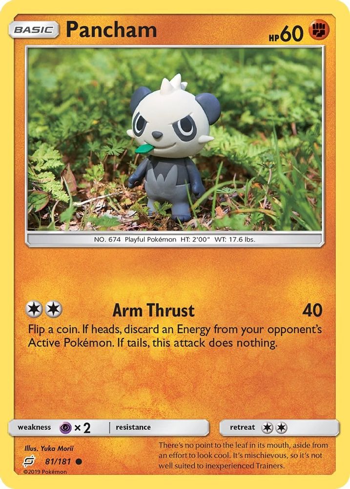 Pancham 081 - Reverse Holofoil SM Team Up - Common