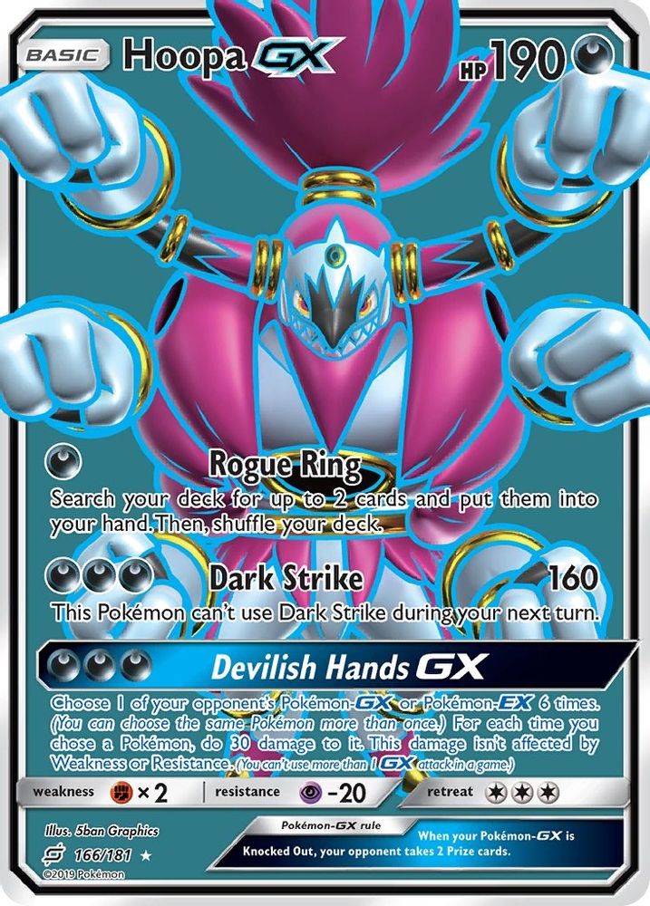 Hoopa GX (Full Art) - Holofoil SM Team Up - Ultra Rare