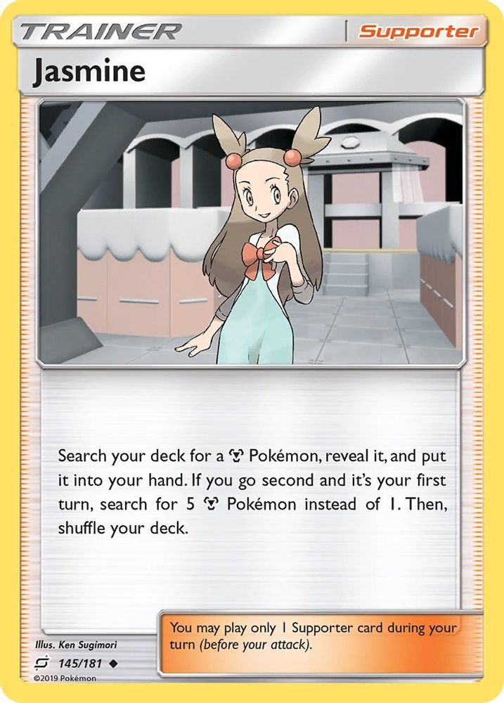 Jasmine 145 - Reverse Holofoil SM Team Up - Uncommon