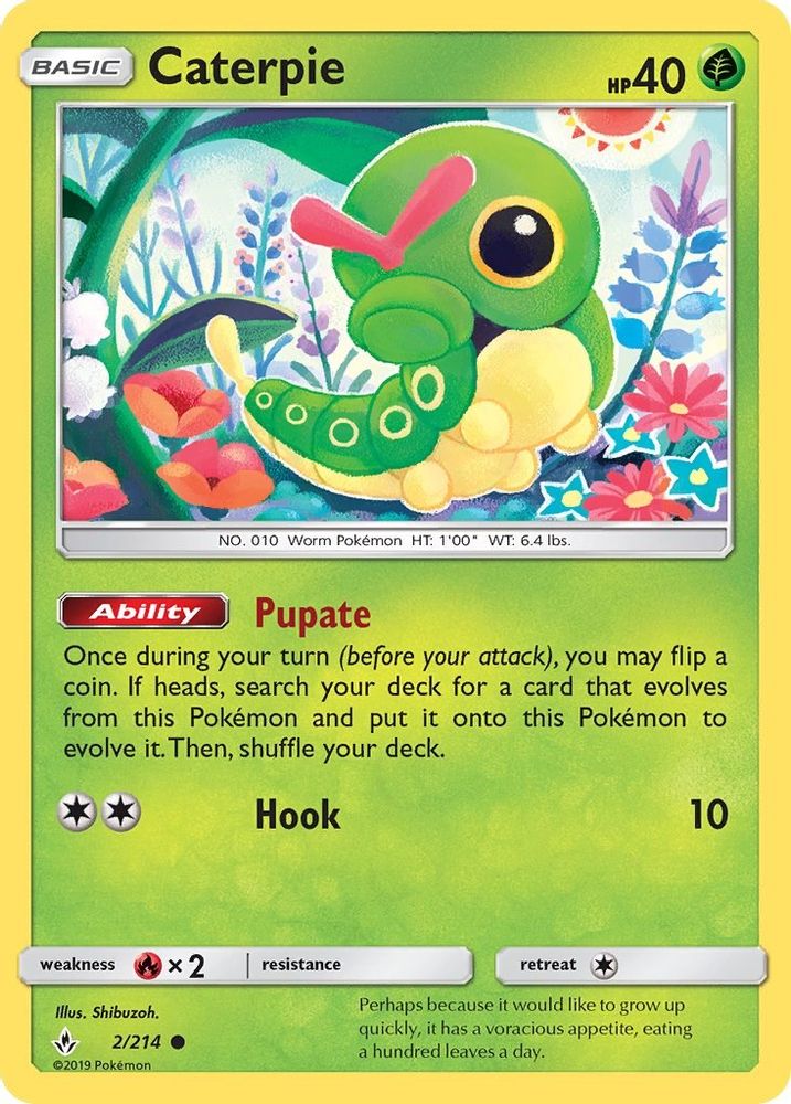 Caterpie 002 SM Unbroken Bonds - Common