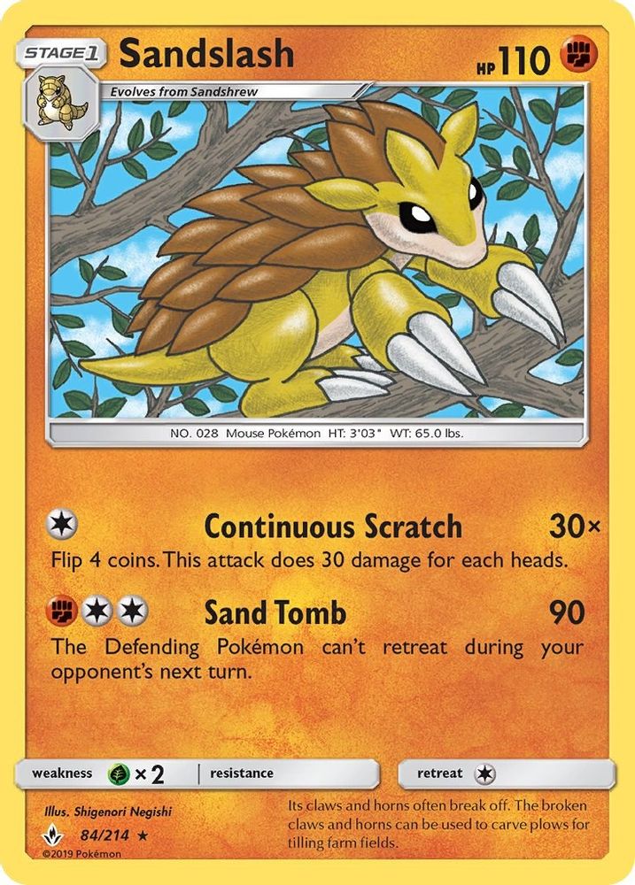 Sandslash SM Unbroken Bonds - Rare