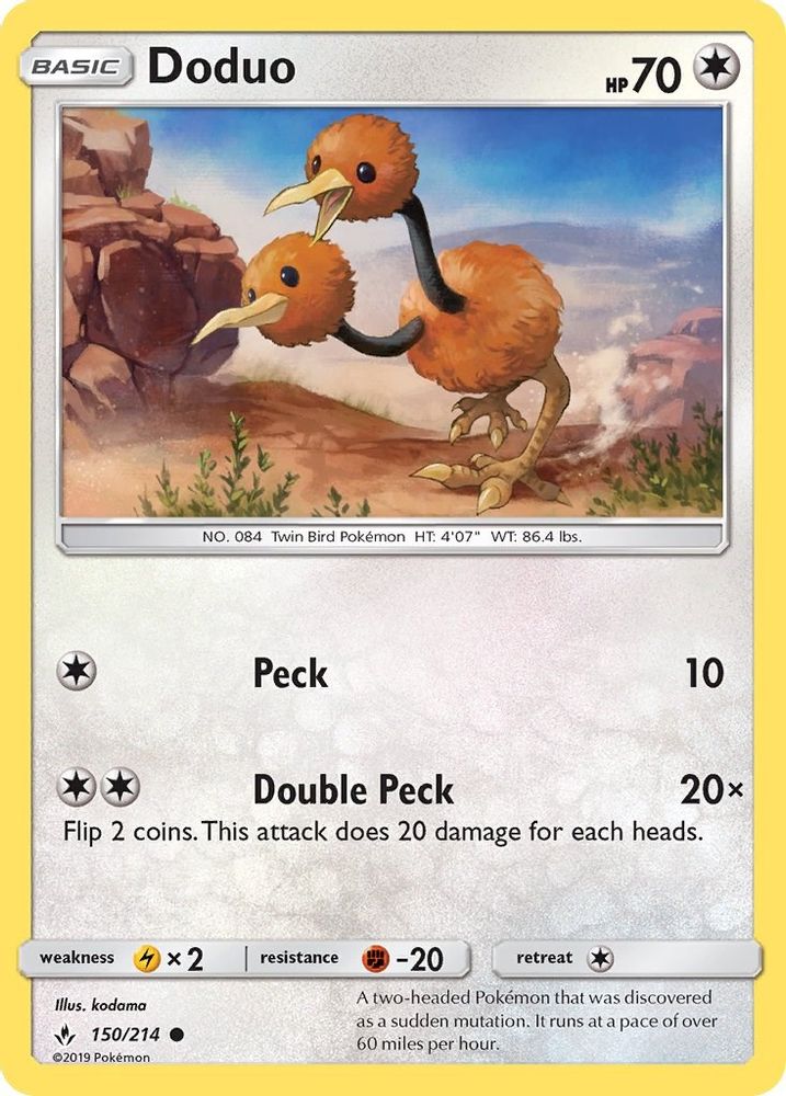 Doduo 150 SM Unbroken Bonds - Common