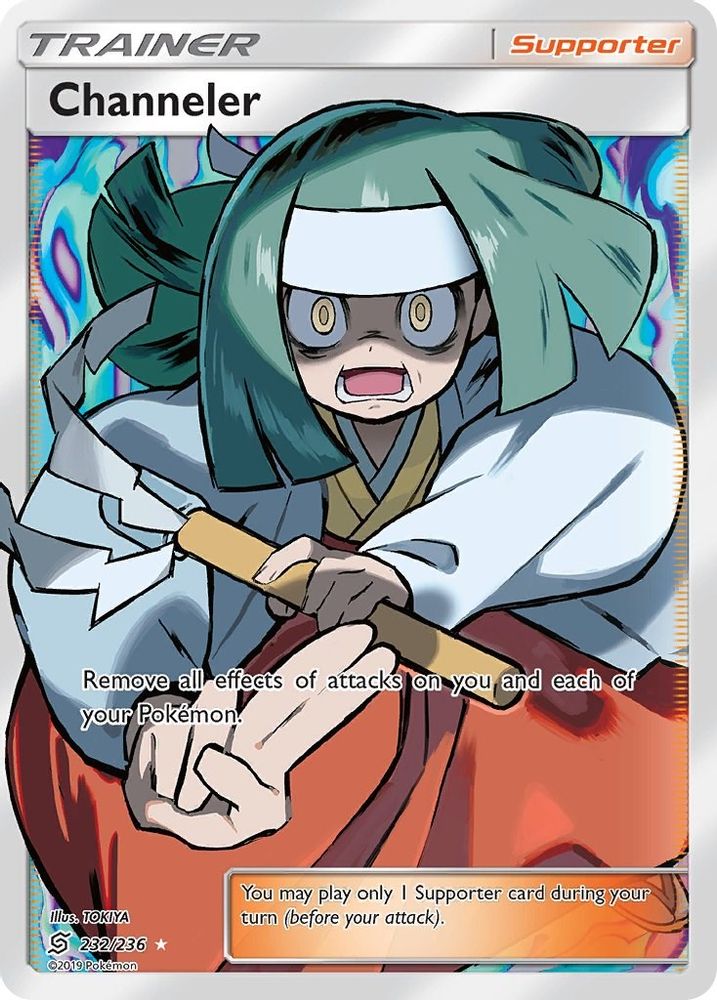 Channeler (Full Art) - Holofoil SM Unified Minds - Ultra Rare