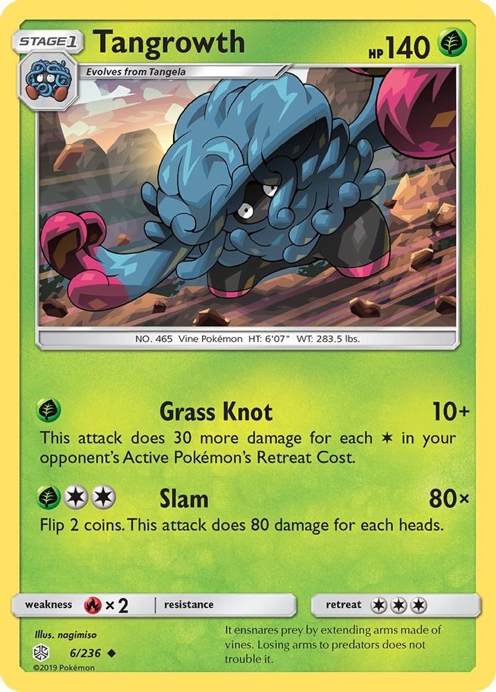 Tangrowth/236 SM Cosmic Eclipse - Uncommon