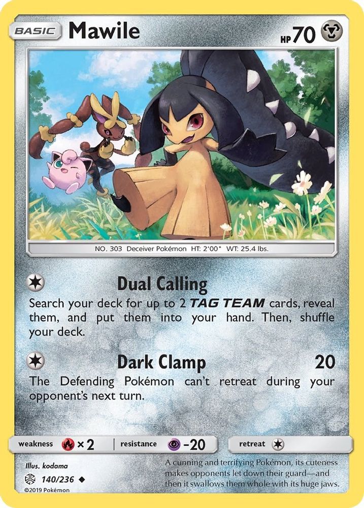 Mawile 140 SM Cosmic Eclipse - Uncommon