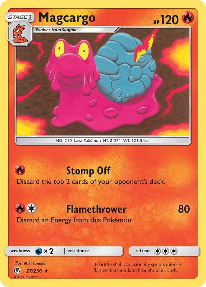 Magcargo SM Cosmic Eclipse - Rare