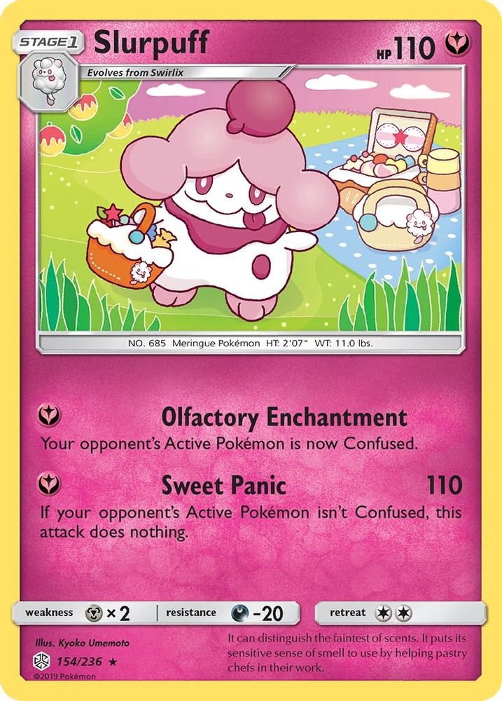 Slurpuff 154 SM Cosmic Eclipse - Rare