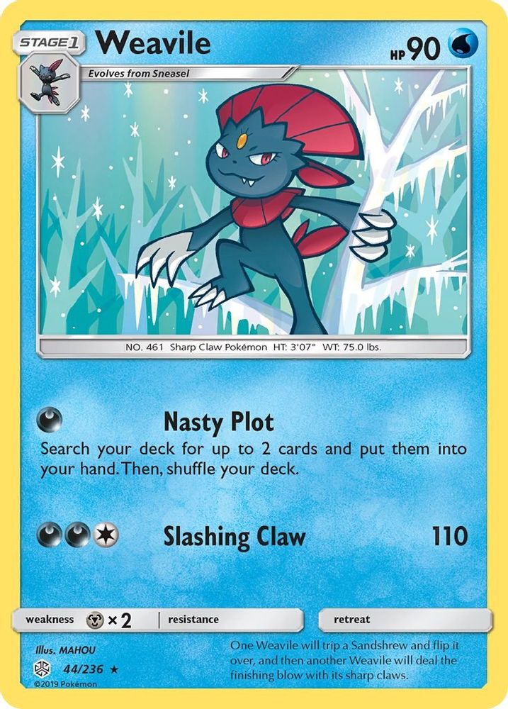 Weavile SM Cosmic Eclipse - Rare