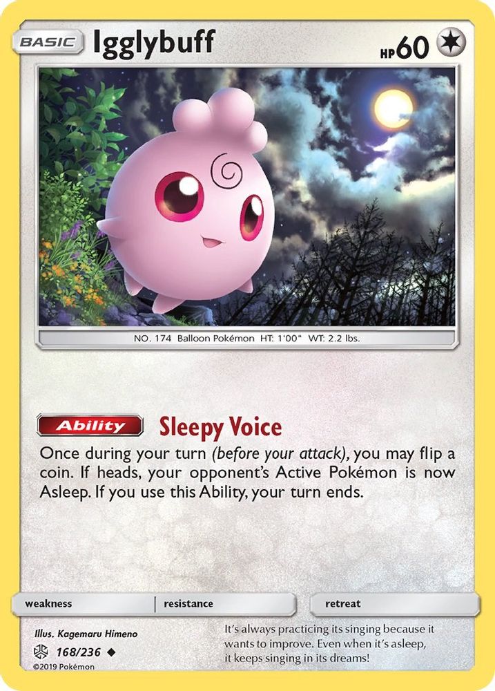 Igglybuff 168 SM Cosmic Eclipse - Uncommon